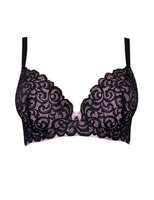 Rebel Wired Plunge Bra (B-F), Pour Moi