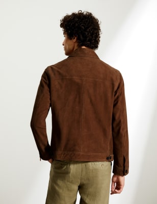 suede leather shirt