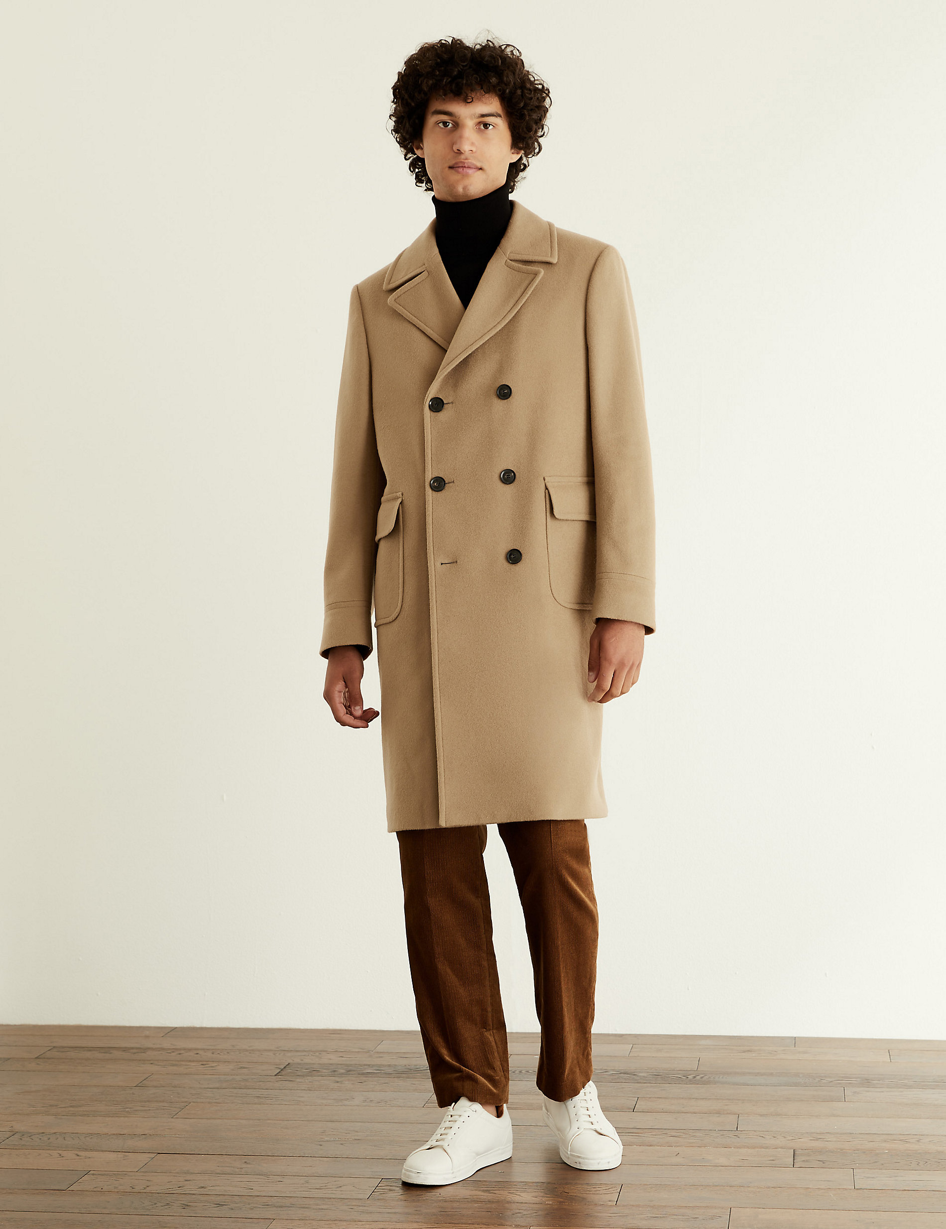 Italian Wool With Cashmere Overcoat