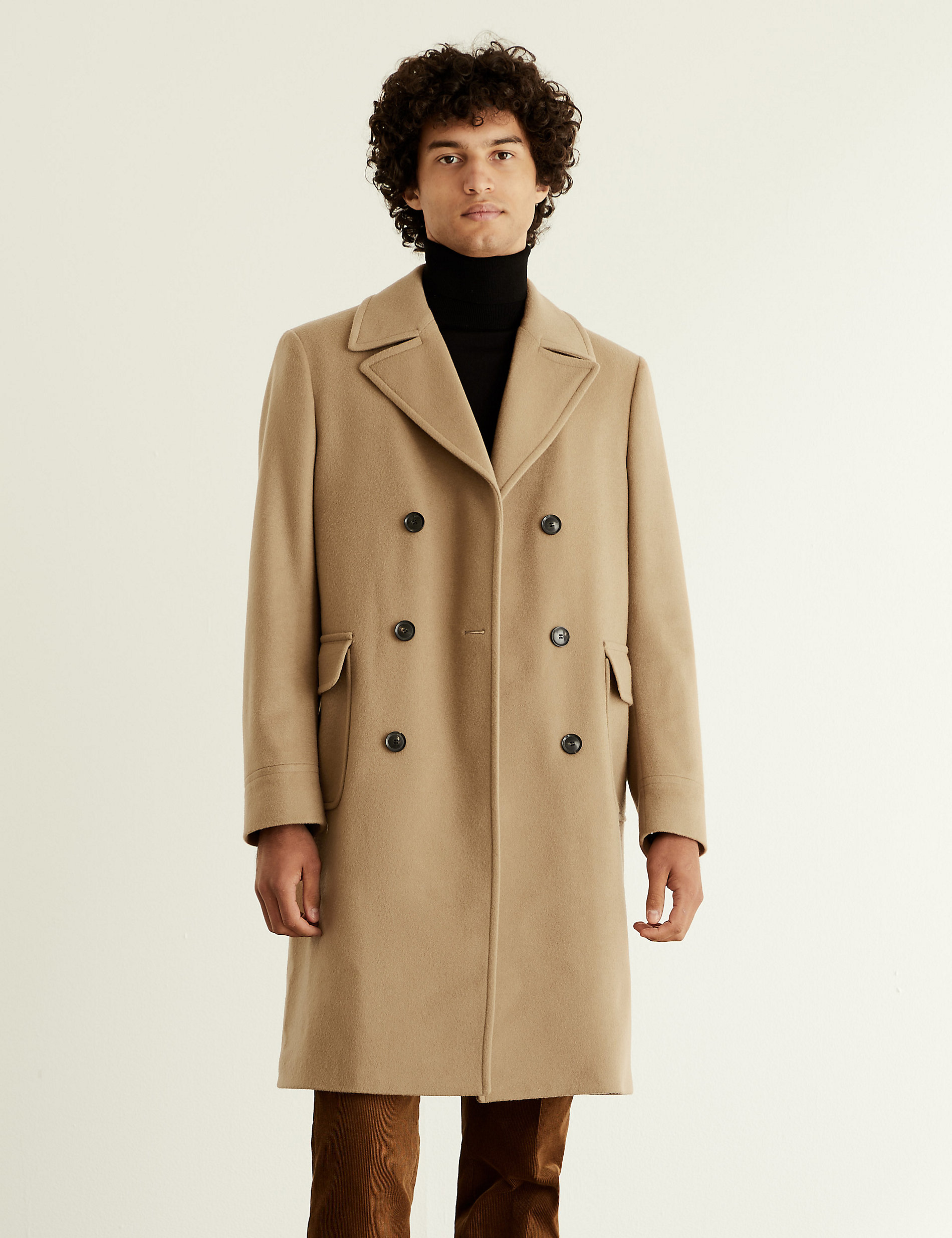 Italian Wool With Cashmere Overcoat