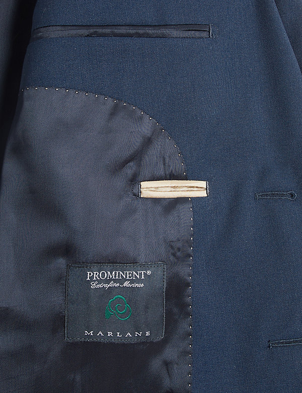 Tailored Fit Pure Wool Twill Jacket - LT