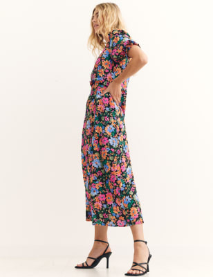 

Nobody's Child Vestido a la cintura a media pierna floralWomens - Multi, Multi