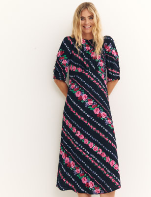 

Nobody's Child Vestido a la cintura a media pierna floralWomens - Black Mix, Black Mix