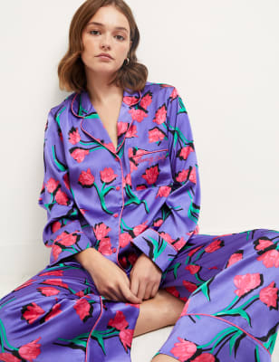

Nobody's Child Conjunto de pijama floralWomens - Purple, Purple