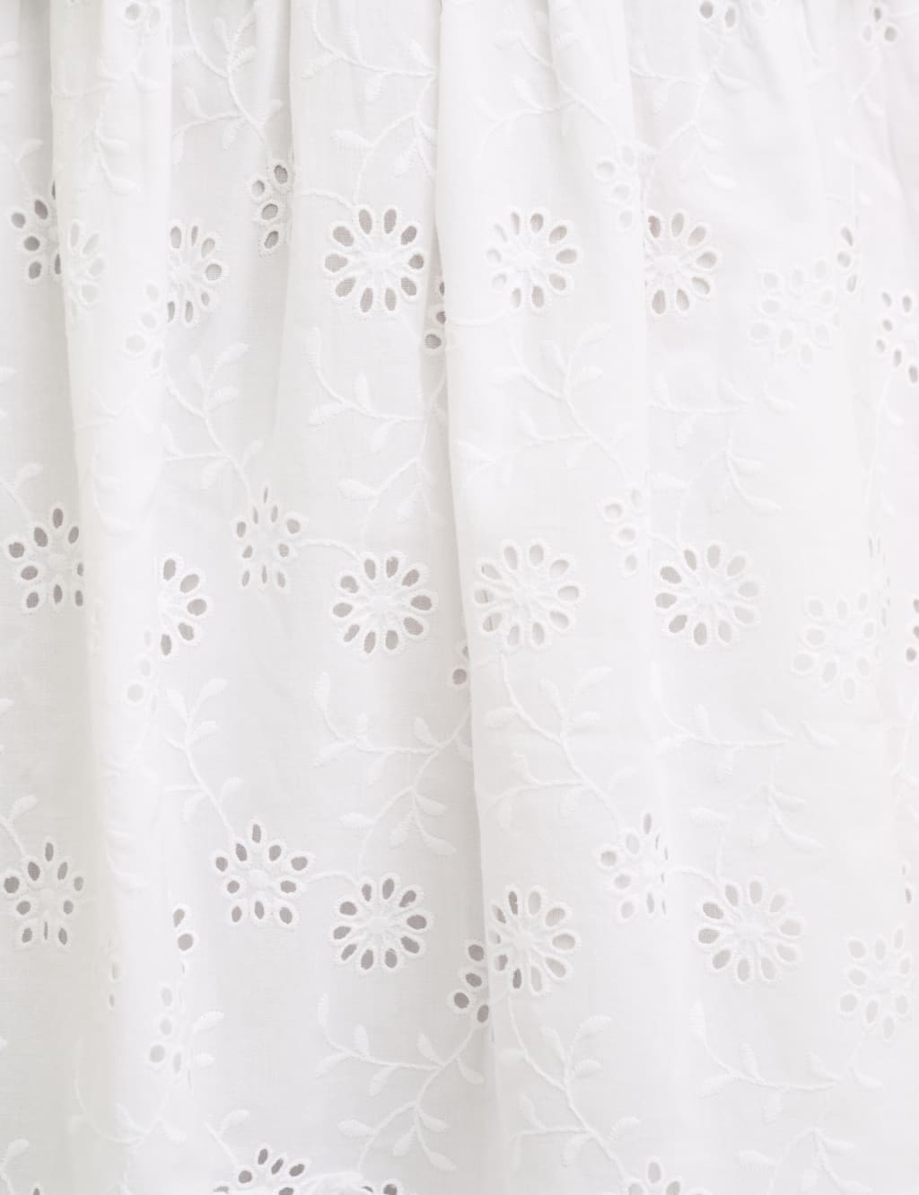 Organic Cotton Broderie Mini Tea Dress image 4