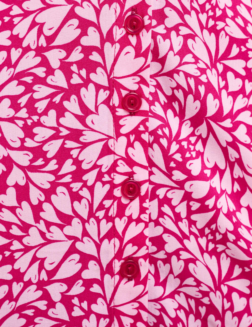 Heart Print V-Neck Midi Tea Dress image 7