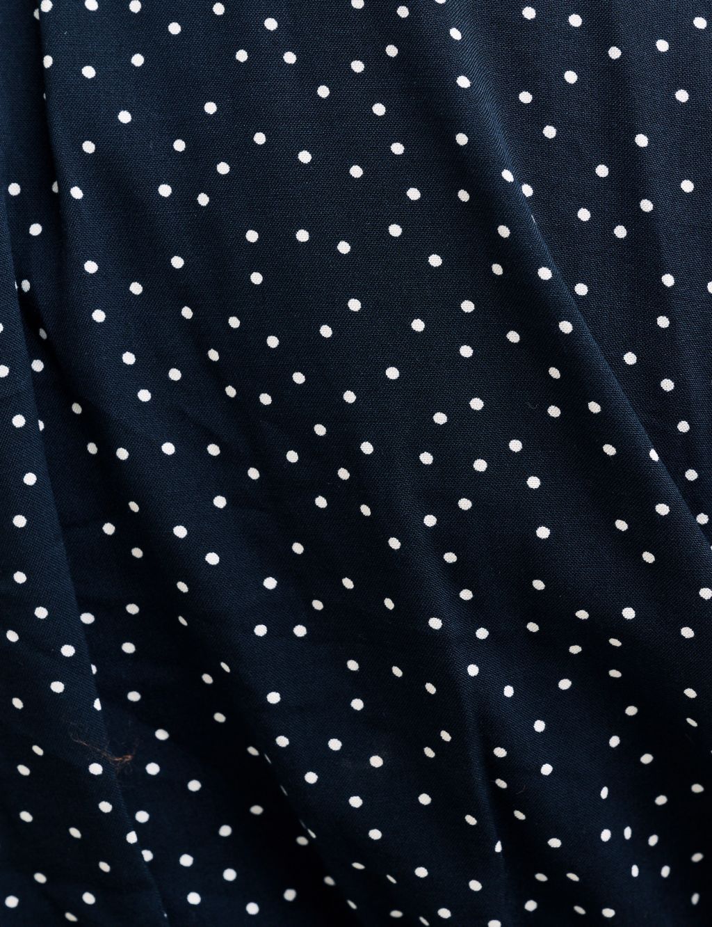 Polka Dot V-Neck Frill Detail Blouse image 6