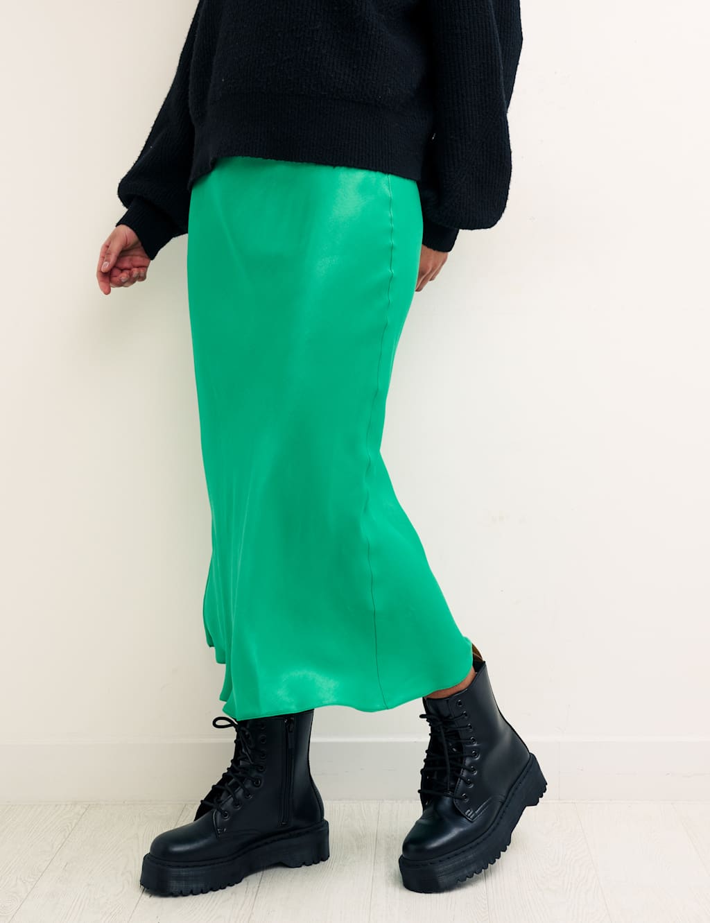 Midi Slip Skirt image 2
