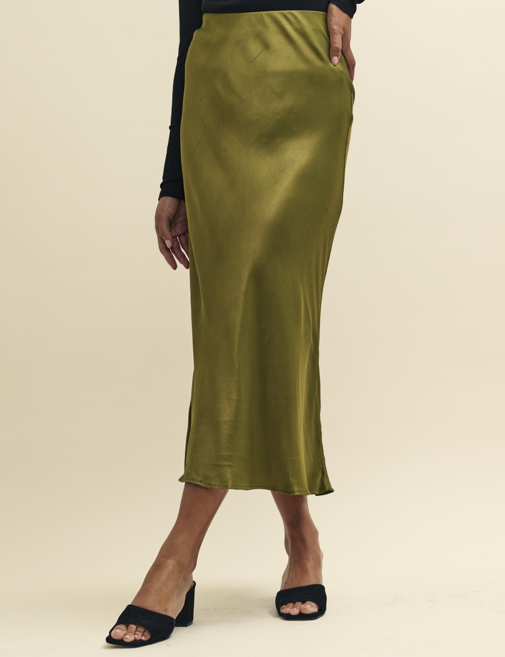 Green skirt m&s clearance