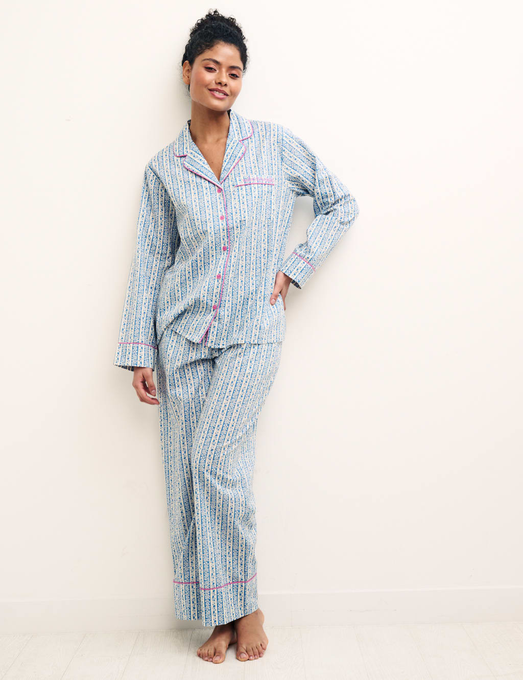 Pure Cotton Floral Pyjama Set image 1