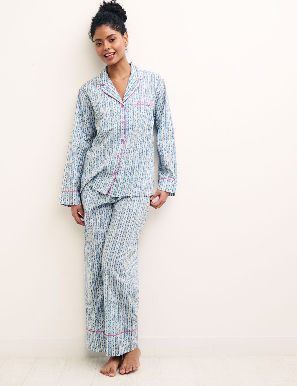Pure Cotton Floral Pyjama Set image 2