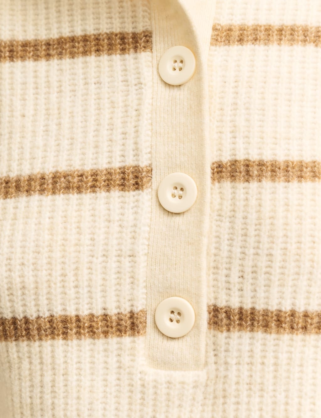 Recycled Blend Striped Funnel Neck Jumper image 4