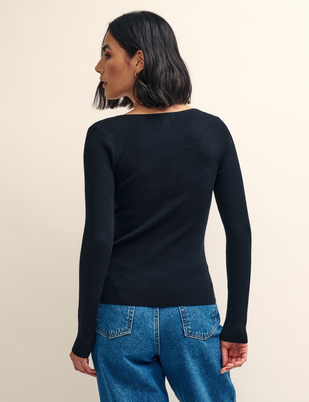 Ribbed Knitted Top image 4