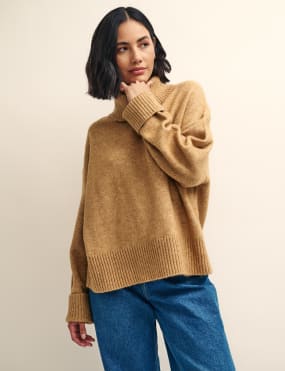 M&s womens sale polo neck jumpers