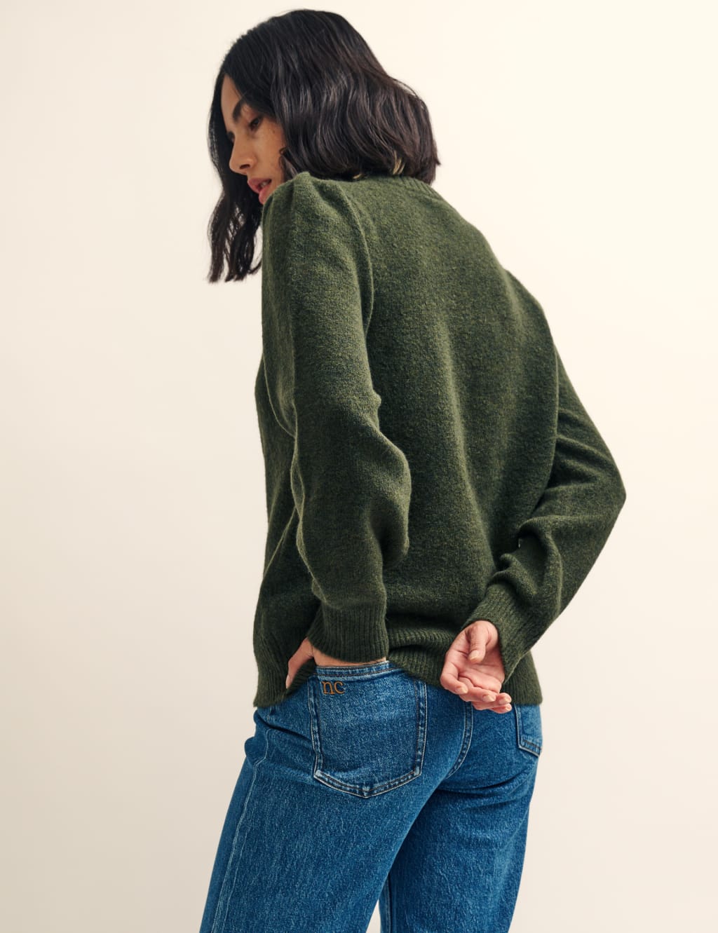 Recycled Blend Crew Neck Relaxed Jumper image 3