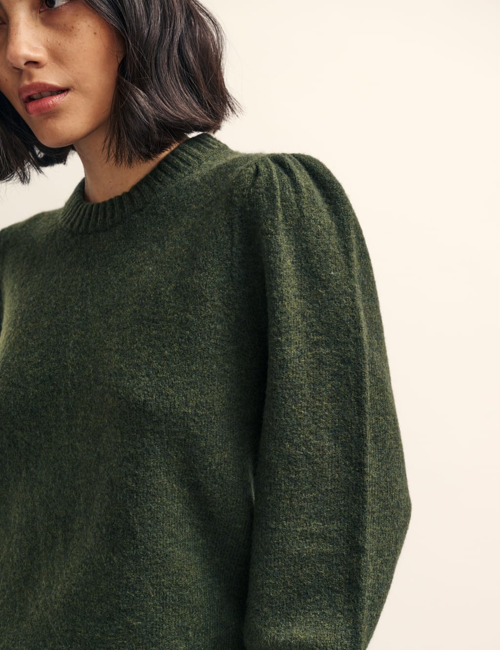Recycled Blend Crew Neck Relaxed Jumper image 5