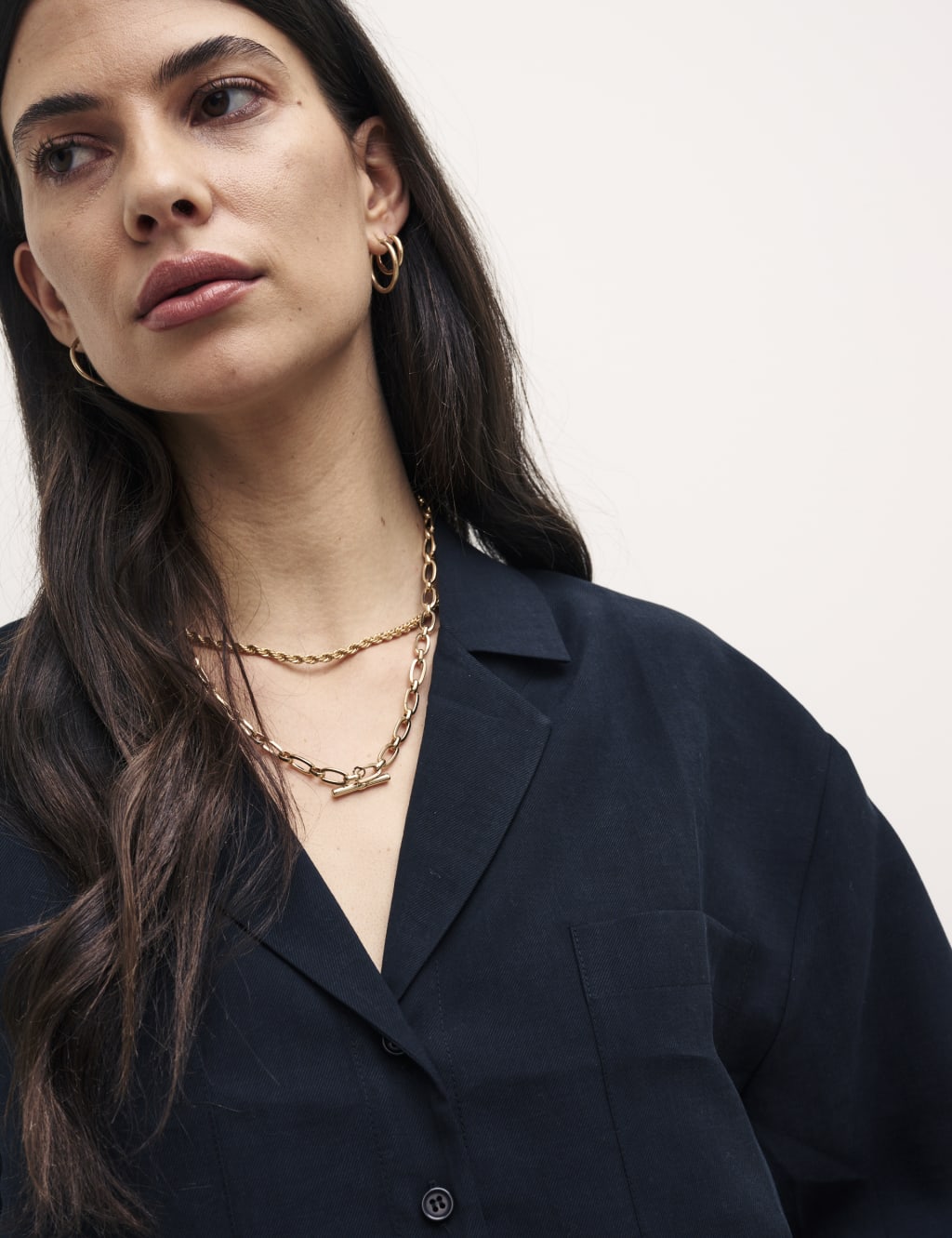 Lyocell™ Rich Relaxed Button Through Shirt image 3