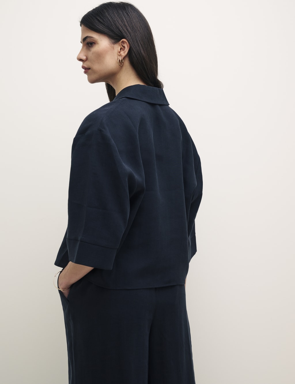 Lyocell™ Rich Relaxed Button Through Shirt image 4