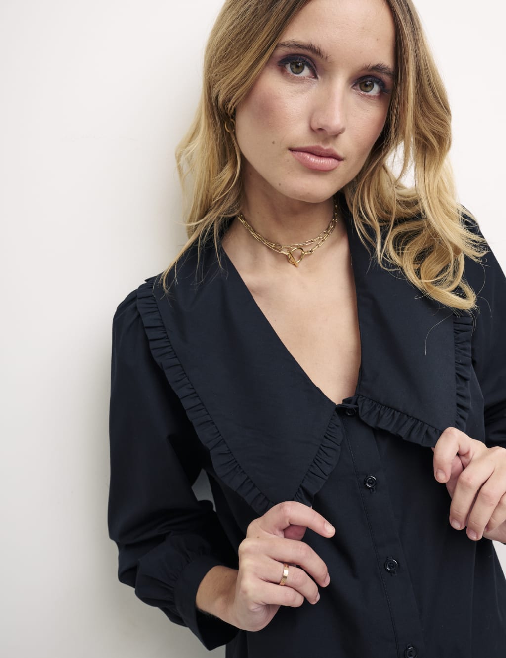 Organic Cotton Collared Blouse image 4