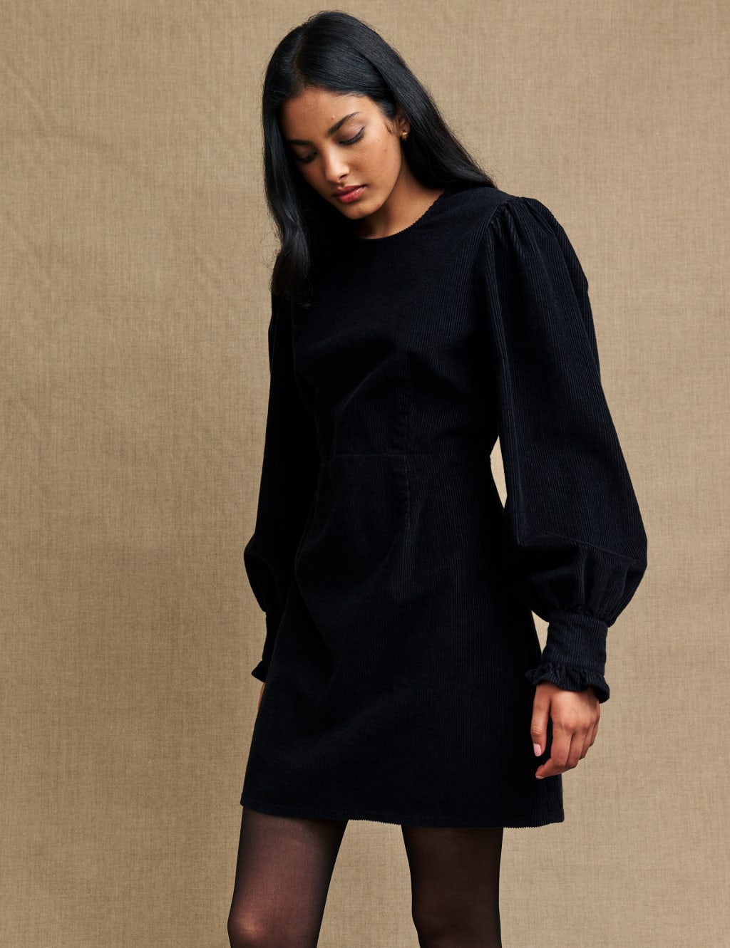 Cord Mini Shift Dress image 2
