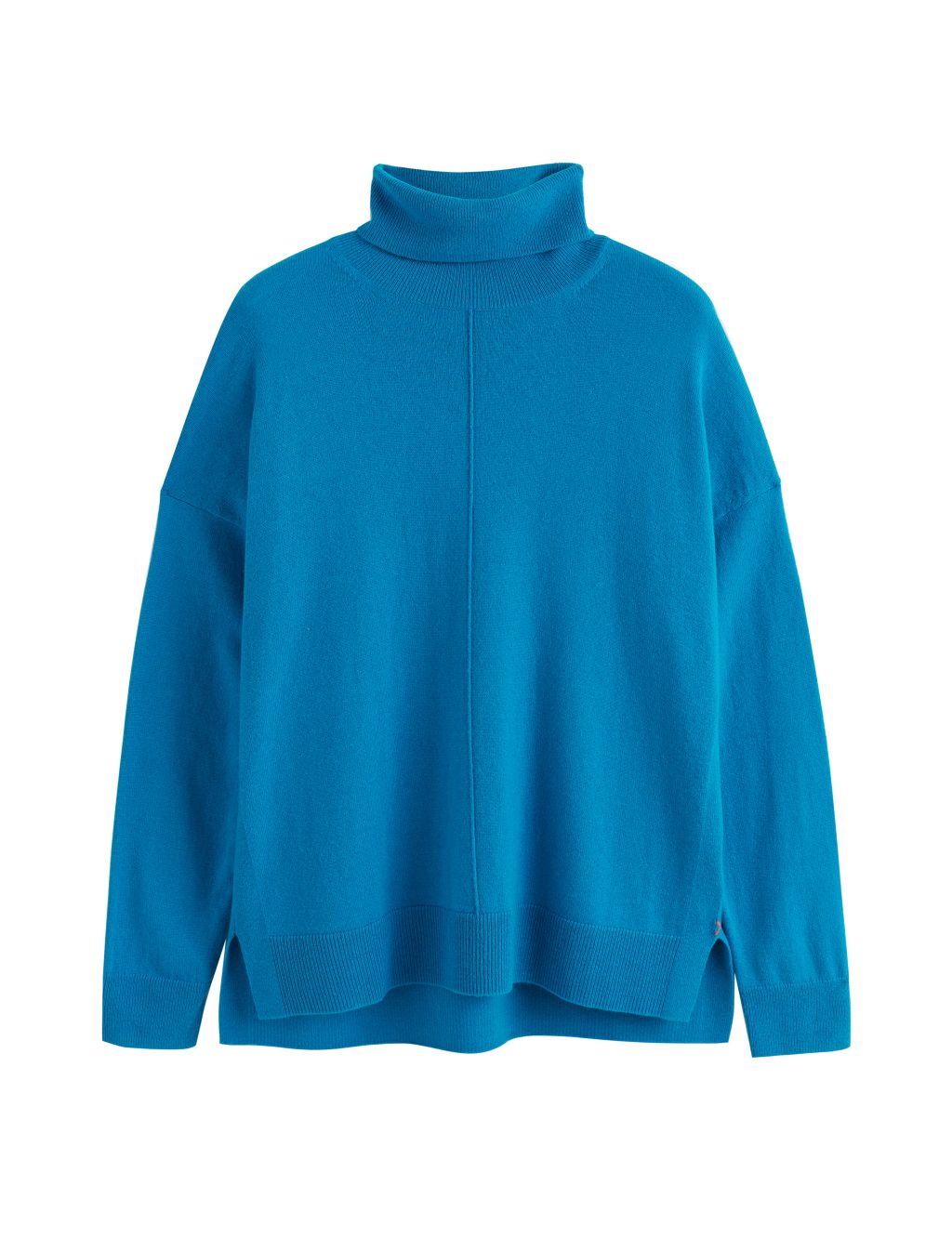 Wool Rich with Cashmere Roll Neck Relaxed Jumper image 2