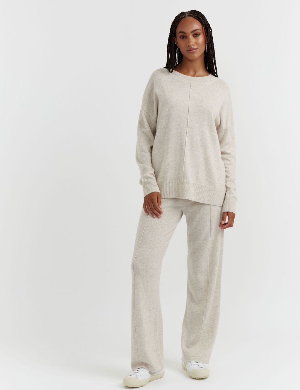 Wool Rich with Cashmere Relaxed Jumper image 1