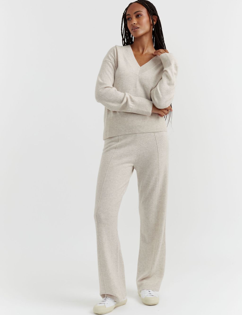 Wool Rich Relaxed Jumper with Cashmere image 1
