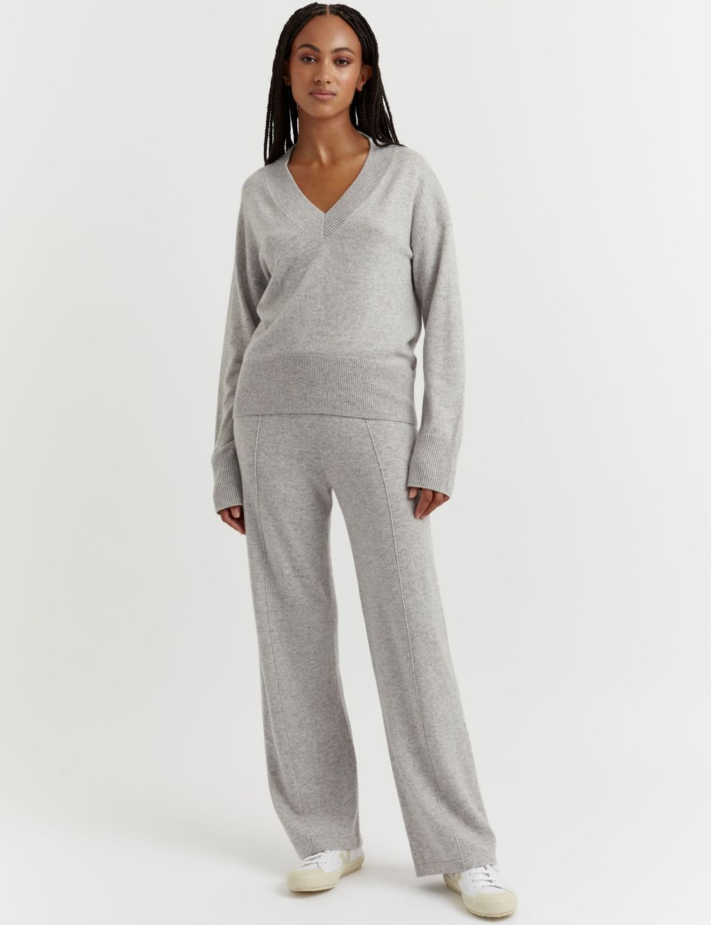 Wool Rich Relaxed Jumper with Cashmere image 1