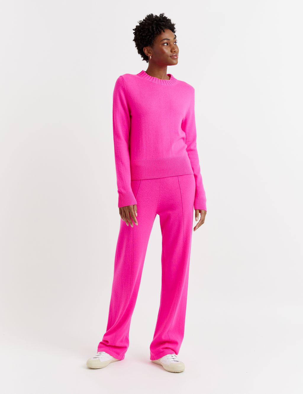 Wool Rich Cropped Jumper with Cashmere image 1