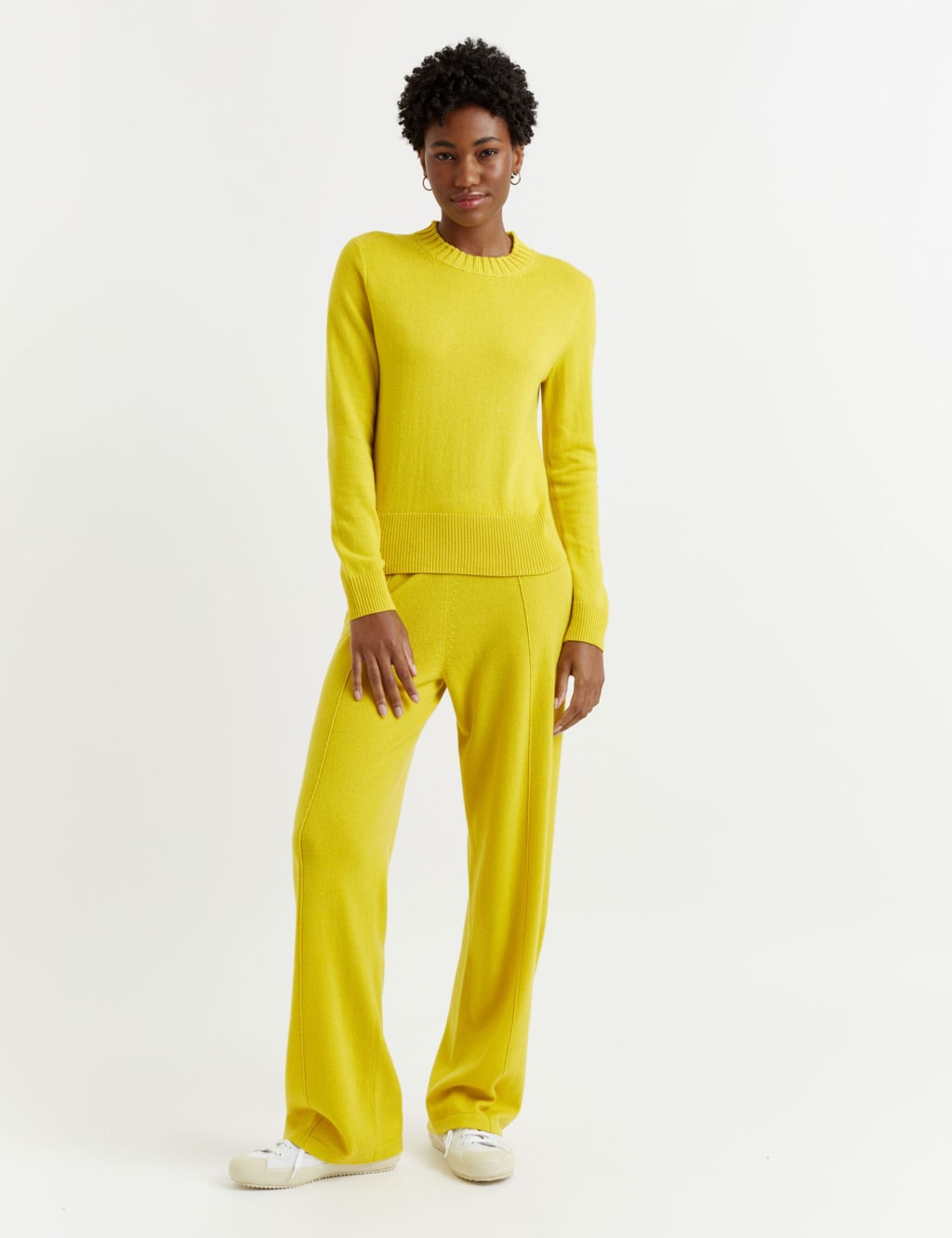 Wool Rich Cropped Jumper with Cashmere image 1