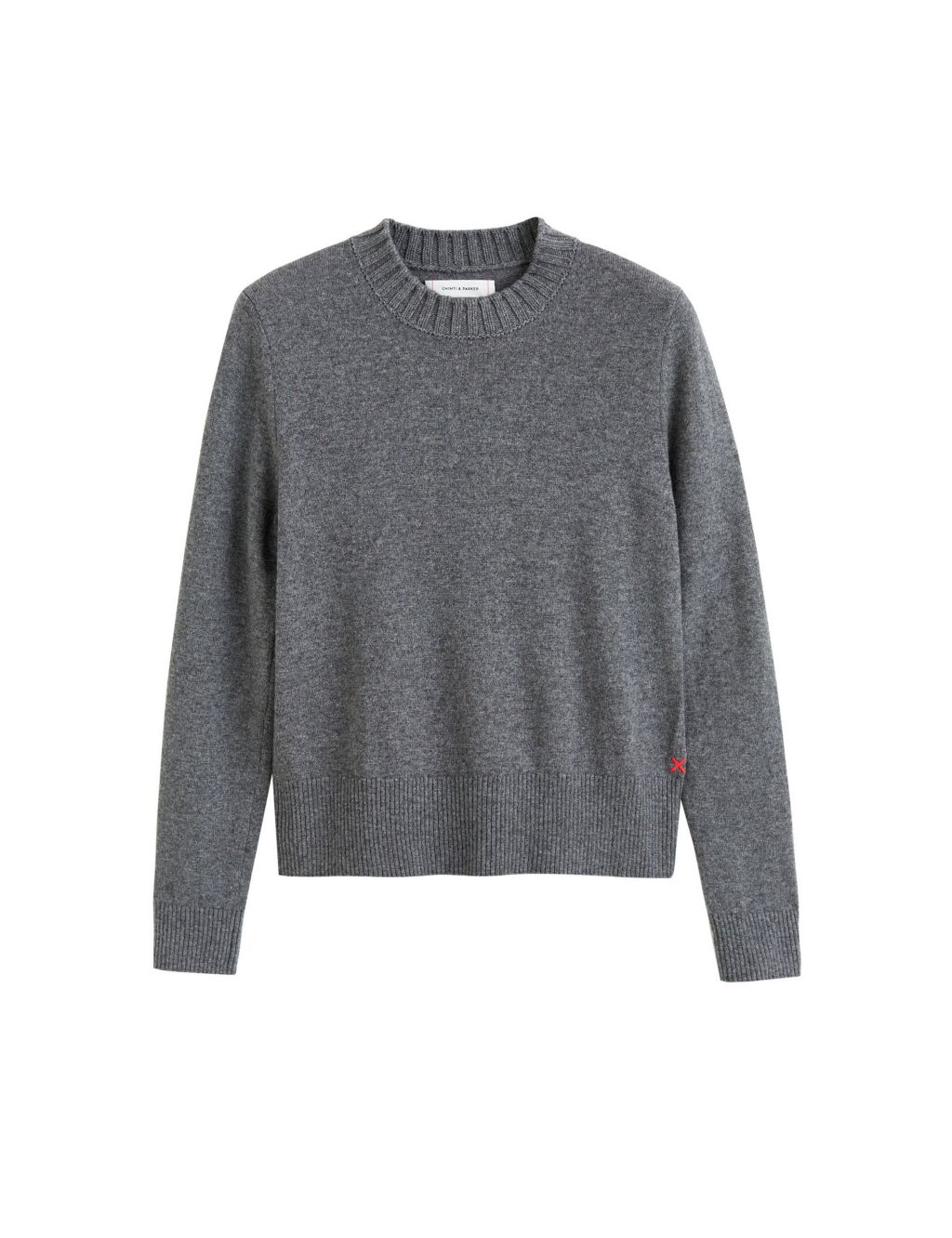 Wool Rich Cropped Jumper with Cashmere
