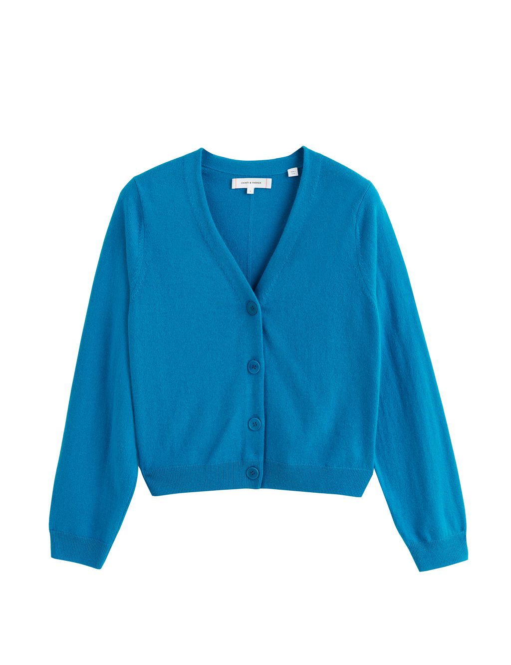 Wool Rich Cropped Cardigan with Cashmere image 1