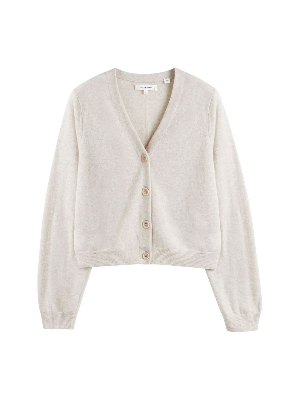 Wool Rich Cropped Cardigan with Cashmere image 2