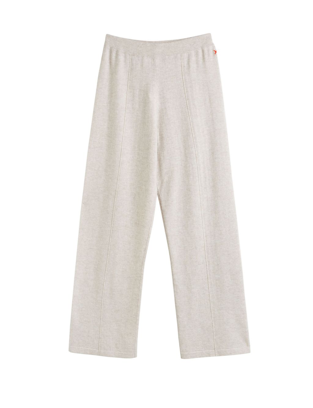 Wool Rich Wide Leg Relaxed Joggers with Cashmere image 2