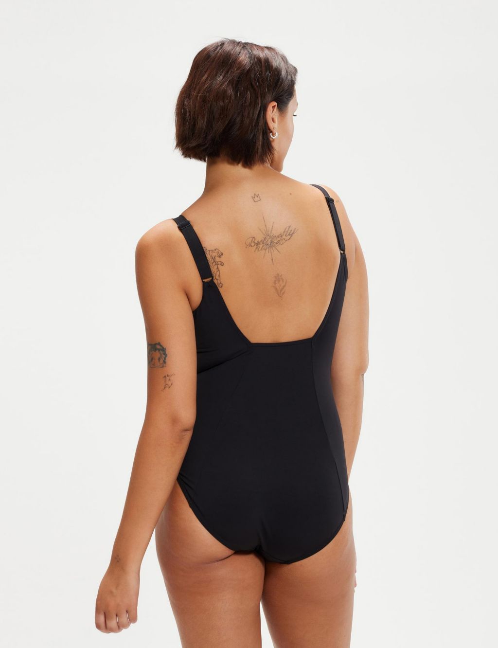 Printed Square Neck Swimsuit image 2