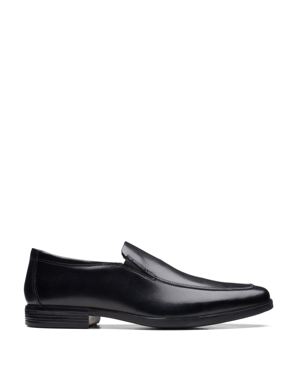 Wide Fit Leather Slip-On Loafers