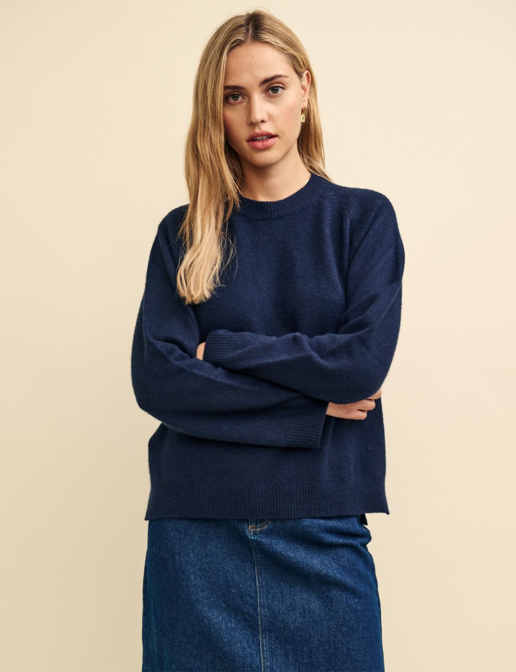 Crew Neck Relaxed Jumper image 6