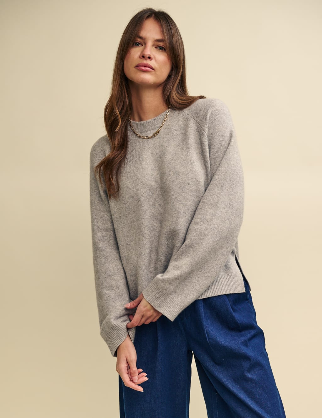 Marks and clearance spencer grey jumper