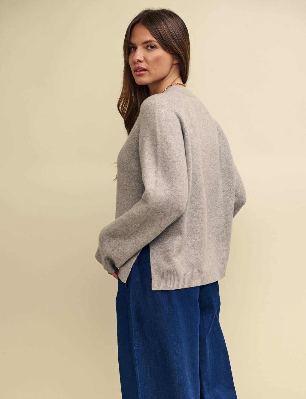 Crew Neck Relaxed Jumper image 3