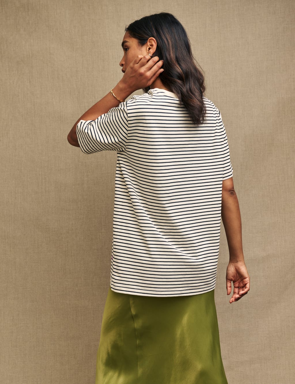 Organic Cotton Striped T-Shirt image 4