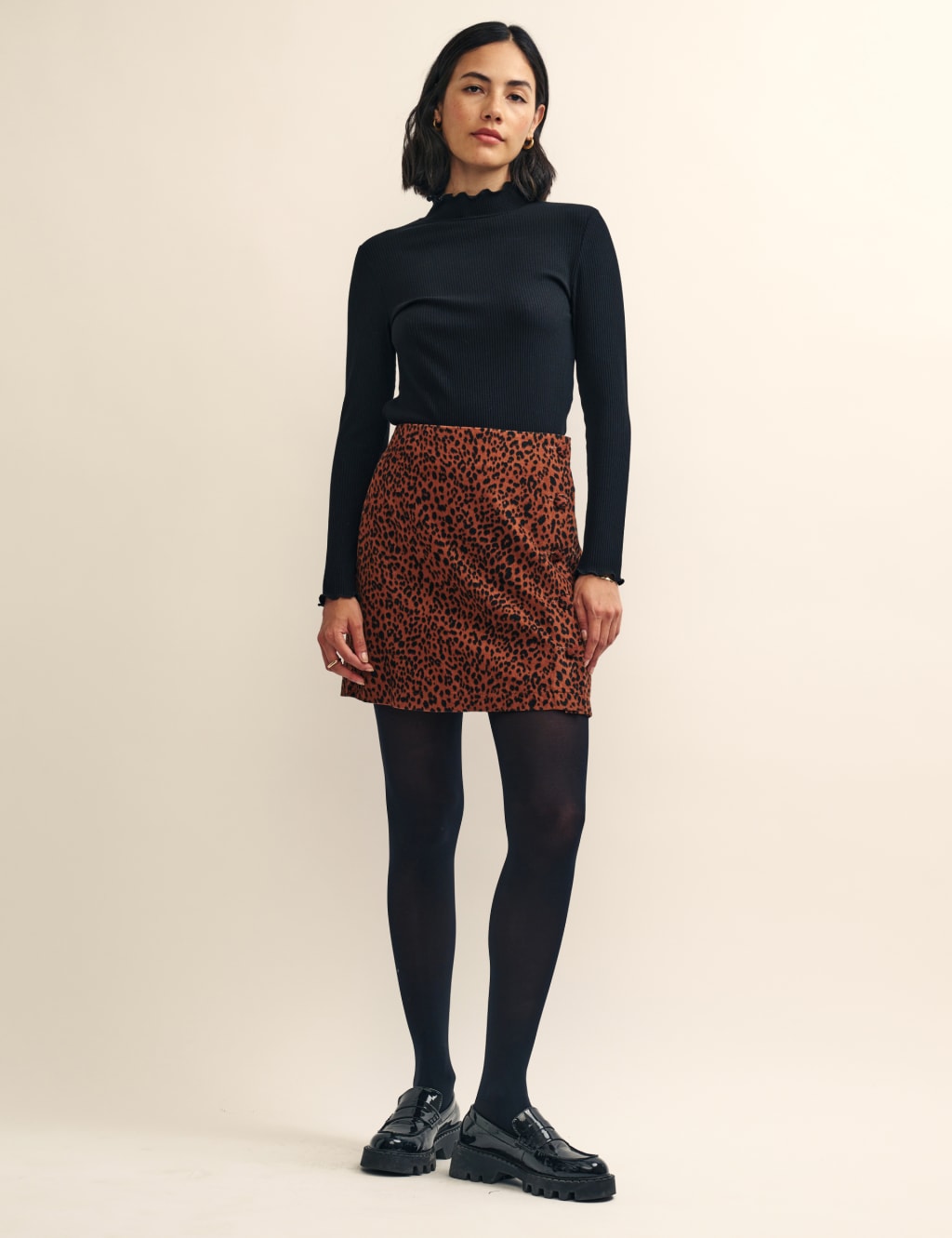 Leopard print deals mini skirt qvc