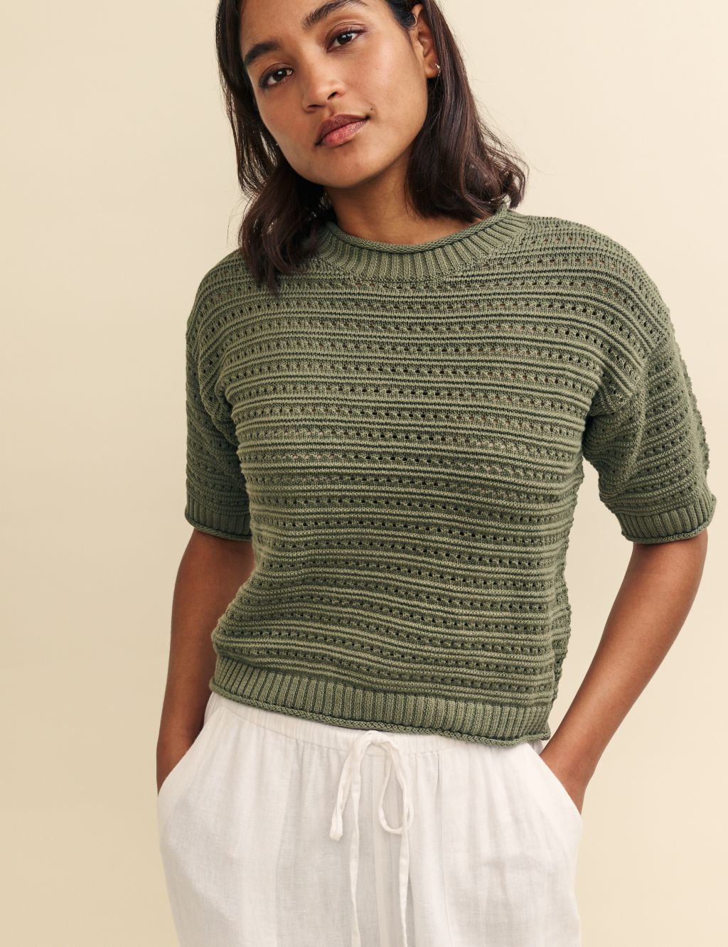 Pure Cotton Knitted Top