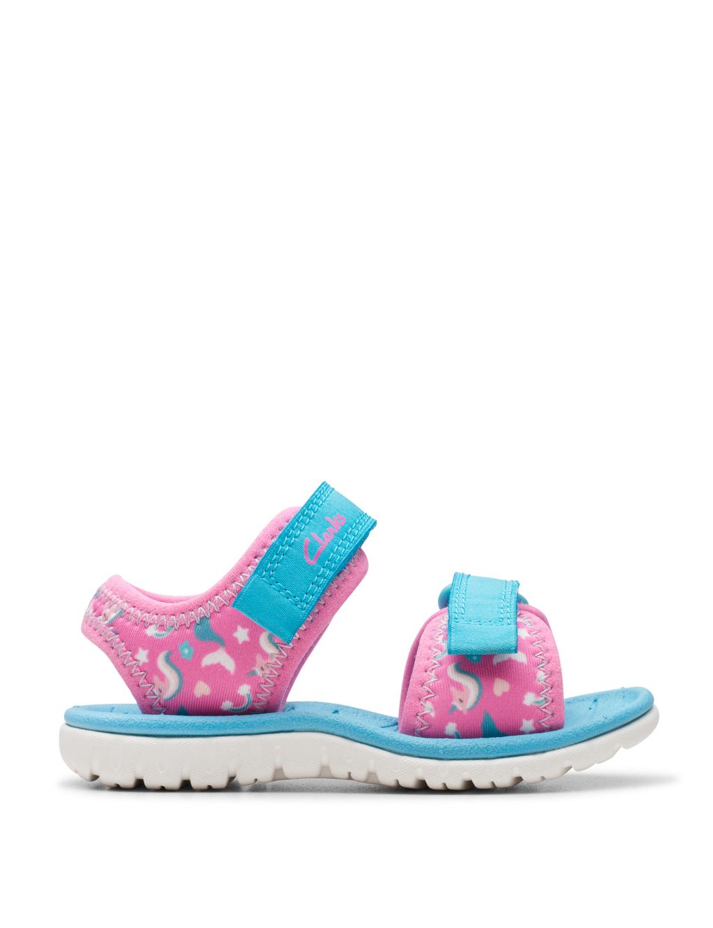 Kids' Patterned Riptape Sandals (4 Small - 6.5 Small)