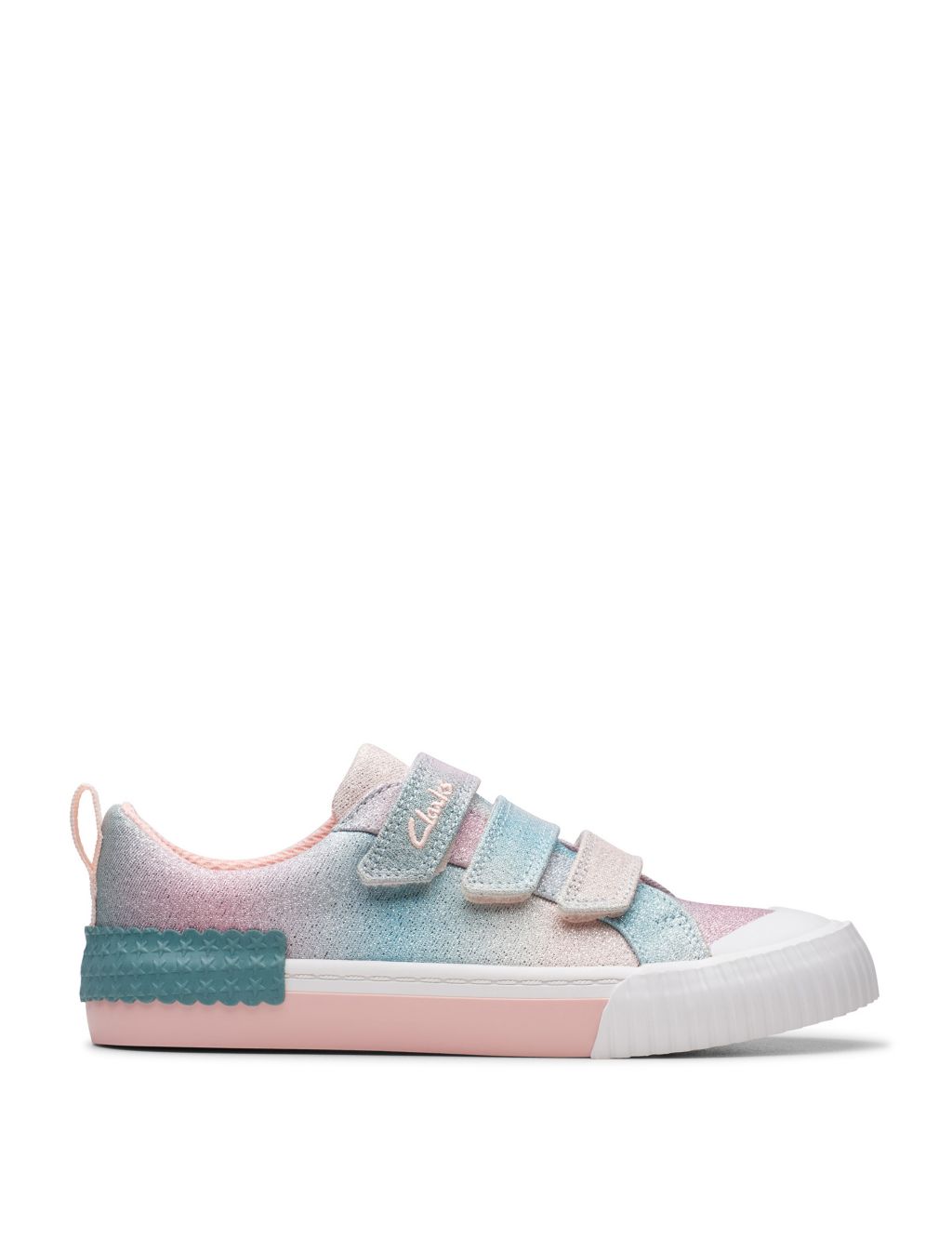 Kids' Ombre Riptape Trainers (7 Small - 2 1/2 Large)