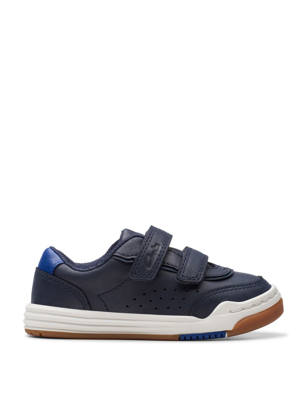 Kids' Leather Riptape Trainers (4 Small - 6.5 Small)