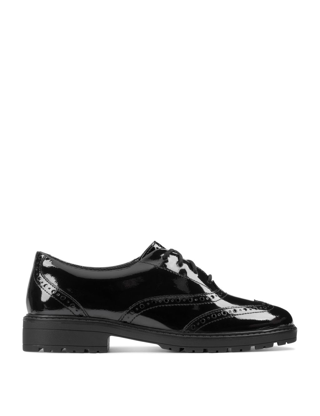 Kids' Patent Leather Brogues (3 Large - 9 Large)