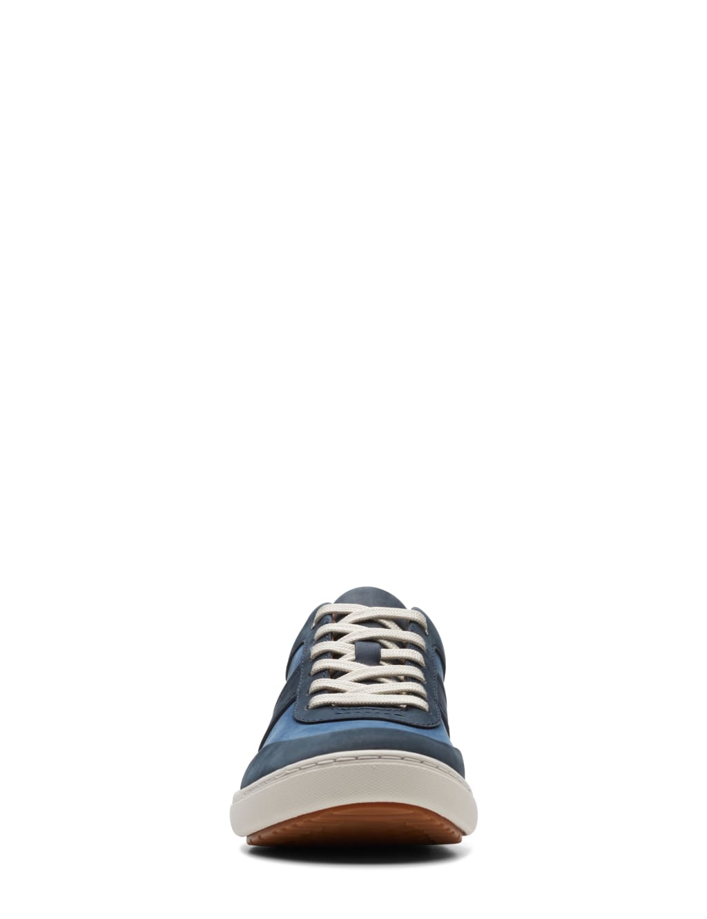 Leather Lace Up Colour Block Trainers image 3
