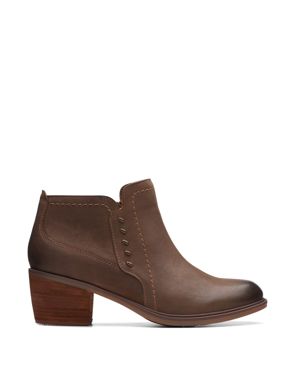 Clarks leather ankle boots 2025