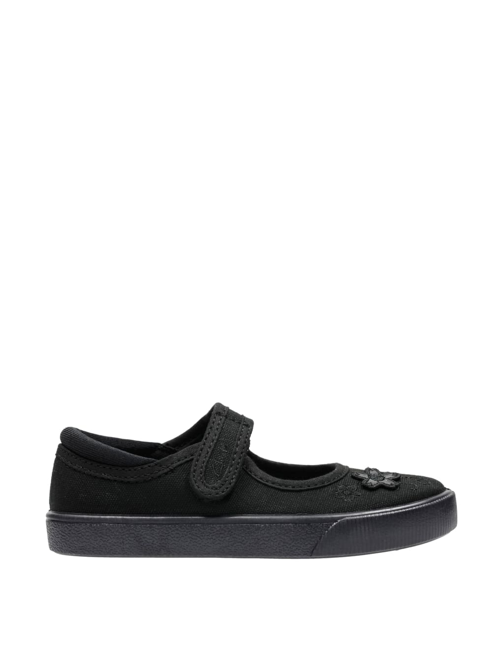 Childrens black plimsolls on sale uk