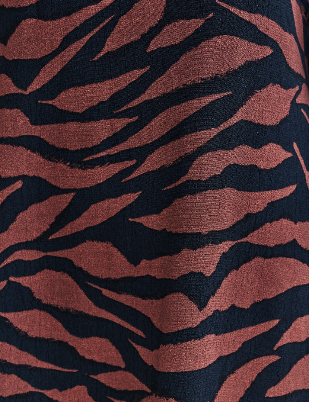 Animal Print Funnel Neck Midaxi Tea Dress image 7
